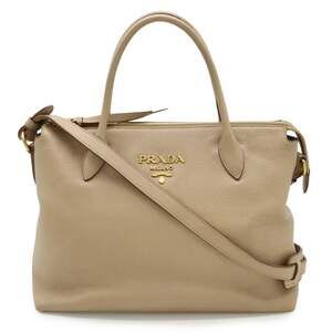 Prada Dual Strap Zip Tote Vitello Daino #245541P98B